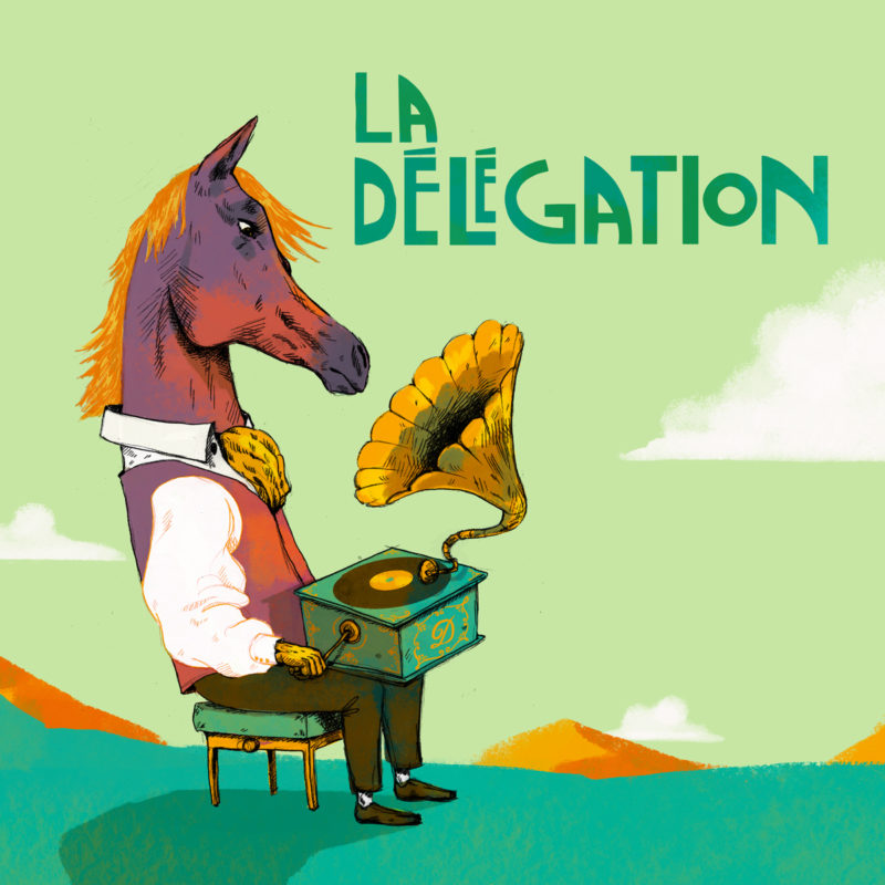 Illustration pour l'album de La Délégation